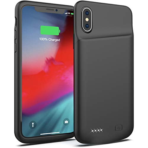 Battery Case for iPhone X/XS, 4000mAh Portable Protective Charging Case Extended Rechargeable Battery Pack Charger Case Compatible with iPhone X/XS /1