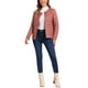 thumbnail image 2 of Chaqueta acolchada ligera para mujer Inspire Chic, con botones, empacable, de manga larga, tamaño S, rojo claro, 2 of 6