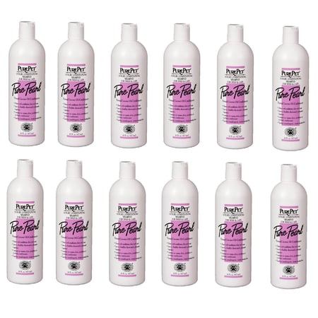 Case Prices PurePet Pure Pearl Luxury Conditioning Dog Cat Shampoo Concentrate (16 oz Case - 12 Bottles)