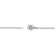 Pandora Moments Silver Bracelet with Heart Clasp
