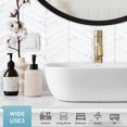 thumbnail image 4 of HOMEART Herringbone Peel and Stick Backsplash for Kitchen, Marble White Chevron Backsplash PVC Bathroom Stick on Wall Tiles (6 Sheets), 4 of 6