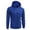 Blue, variant on JTieacloth Mens Casual Cotton Hoodies Mens Long Sleeve Solid Color Sweater Casual Versatile Coat Blue