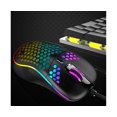 thumbnail image 3 of D011 Mouse Honeycomb Shell Programmable Key 7200DPI 125-1000Hz High Responsivity Gaming Mouse for Gaming - White, 3 of 5