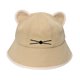 thumbnail image 1 of Sombrero de sol para mujer, transpirable, con protección solar, de ala ancha, para playa, informal, plegable, con diseño de gato Caqui, 1 of 7