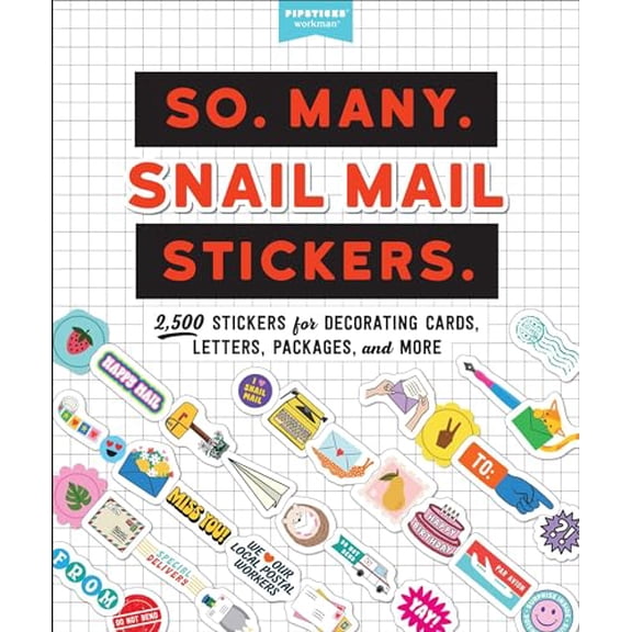 Pre-Owned So. Many. Snail Mail Stickers.: 2,500 Stickers for Decorating Cards, Letters, Packages, and More (Paperback) 152351857X 9781523518579