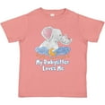 thumbnail image 3 of Inktastic My Babysitter Loves Me Cute Elephants Clouds Moon and Stars Boys or Girls Toddler T-Shirt, 3 of 5