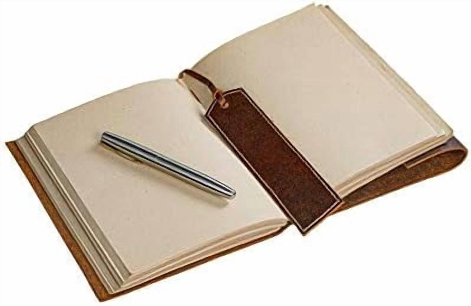 Hasako Leather Journal Notebook - Rustic Handmade Vintage Leather Bound Journals for Men and Women - Antique Craft Unlined Paper 300 Pages, Leather Book Diary Pocket book To Write In (7.5" x 10"