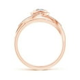 thumbnail image 2 of ANGARA Natural 0.2 Ct. Diamond Solitaire Ring in 14K Rose Gold for Women (Ring Size: 5.5), 2 of 8