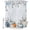 Blue, variant on Shower Curtains for Bathroom, Blue Pumpkins Fall Waterproof Fabric Shower Curtain, Thanksgiving Leaves Farmhouse Decorative Bathroom Curtain for Bathtub, 72"x72", No Hooks Included
