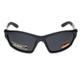 thumbnail image 2 of Xloop Polarized Mens Classic Runners Sport Plastic Oval Sunglasses Black Slate Black, 2 of 4