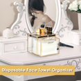 thumbnail image 2 of Soporte desechable para toallas faciales Sumnacon Glass con cajón, 2 of 7