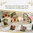 thumbnail image 5 of Spode Christmas Tree Miniature Christmas Village Figural Decoration, Snowy Christmas Village Set, Ceramic Holiday Decor - Festive Holiday Decorations for Indoor Display (Train), 5 of 7
