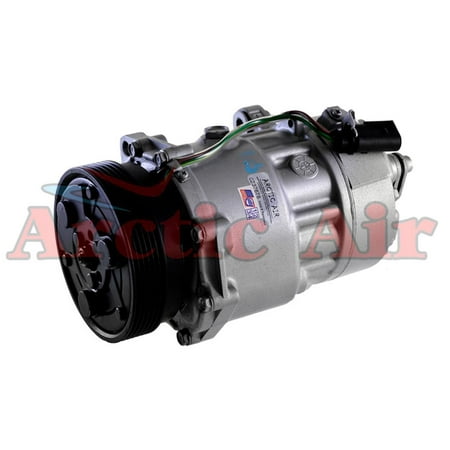 Remanufactured Arctic Air Premium Auto A/C Compressor with Clutch for 2000, 2002-2005 Volkswagen Jetta 2.0L - 1 YEAR (Best Ac Compressor Brand For Cars)