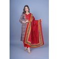 thumbnail image 1 of Aizza Trends Women's Cotton Febric Printed Embrodiery Work Straight Kurti Pant With Dupatta set, 1 of 5