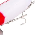thumbnail image 2 of Arbogast G630-01 Jitterbug Topwater Lure, 2", 1/4 oz, White/Red Head, 2 of 3