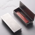 thumbnail image 3 of Milisten Toothpick Holder Box Stainless Steel Silver 1Pcs 4.1X1.6X0.9In, 3 of 8
