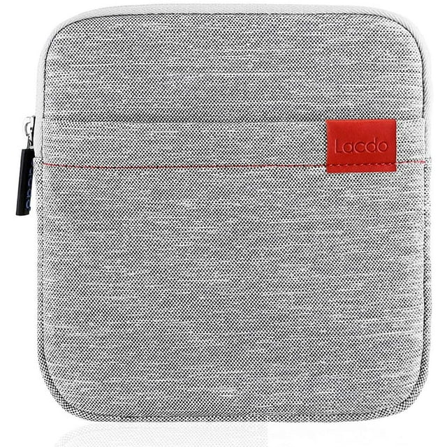 Lacdo Shockproof External CD DVD Hard Drive Sleeve Bag Pouch for Burner Player Writer Blu-Ray Apple USB SuperDrive,