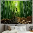 thumbnail image 2 of Orinice Bamboo Forest Decor Tapestry Zen Green Grove Path Tapestry Wall Hangings Large Tapestry for Bedroom Living Room Dorm Man Cave 50x40inch, 2 of 6