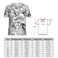 thumbnail image 2 of Beach Seashell Starfish Womens Tops Women's Fashion Casual Short Sleeve Flower Print Round Neck Pullover Top Blouse, 2 of 6