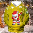 thumbnail image 1 of Nueva Navidad con capucha para hombres 3d estampado de Papá Noel sudaderas con capucha Otoño Invierno sudadera de manga larga Casual Top ropa de gran tamaño para hombres, 1 of 4