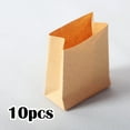 thumbnail image 3 of Mini bolsa Uds., bolsa de embalaje para panadería, bolsas de aperitivos, bolsa de papel Kraft de 1:12, juguetes Hugo Bolsas de pan en miniatura, 3 of 10