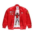 thumbnail image 4 of Men's Starter Red Kansas City Chiefs Exclusive Satin Full-Snap Varsity Jacket, 4 of 4