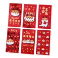 thumbnail image 4 of AMLESO 6 Pcs Enveloppes Rouges du Nouvel An Lunaire Chinois Cadeaux Enveloppes Porte-Bonheur pour Enfants, 4 of 8