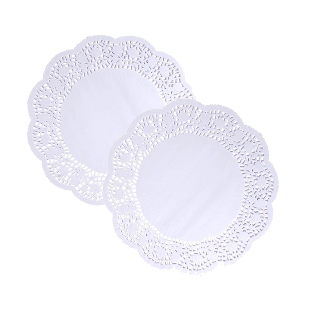 Round Lace Doilies, White, 41/2Inch, 20Count