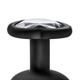 thumbnail image 3 of Eden Bling Black Plug with Heart Base, Black, 3 of 5