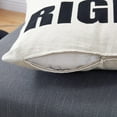thumbnail image 3 of Danya B. Mr. Right and Mrs. Always Right Decorative Quote Accent Throw Pillows – A Unique Couples Gift Idea, 3 of 6