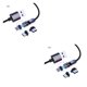 thumbnail image 4 of Matsuzay Cable de succión magnética para USB Carga rápida Cabeza redonda Opcional 3 EN 1 Enchufe para Android Type5 NO5, 4 of 5