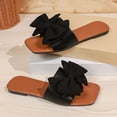 thumbnail image 5 of Censtreet Women's Flat Sandals Fashion Slides With Soft Leather Slippers for Summer, 5 of 6