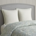 thumbnail image 2 of Harbor House Chelsea Traditional Cotton Sateen Euro Sham with Embroidery - Ivory, 2 of 5