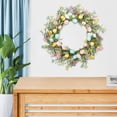 thumbnail image 6 of Easter Wreath, 21 inch Easter Decorations Welcome Sign Bunny Wreath, Easter Door Hanging Decoration Ornament, Outside Front Door Home House Room Decor, 6 of 7