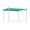 Turquoise, variant on Spaco Outdoor Pergola with Retractable Canopy and Aluminum Frame-Turquoise, Gazebo for Patio Deck Garden and Beach