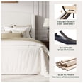 thumbnail image 5 of Amolife Full Bed Frame, Platform Upholstered Bed with Soft Teddy Fabric Curved Headboard, White, 5 of 7