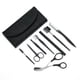 thumbnail image 2 of Kit de 8 piezas para recortar cejas, tijeras para cejas, pinzas faciales, juego de cepillos para pestañas, herramientas de maquillaje, 2 of 5