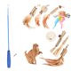 thumbnail image 5 of Juguetes para gatos juguetes ligeros para gatos seguros de alta sensibilidad fáciles de almacenar retráctiles con 6 cabezales de repuesto para el hogar ANGGREK Otros, 5 of 8