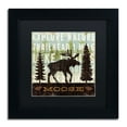 thumbnail image 2 of Trademark Fine Art "Simple Living Moose" Canvas Art by Michael Mullan, Black Matte, Black Frame, 2 of 5