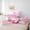 Pink K, variant on Erosebridal Princess Letter S Twin Bedding Sets 7-Piece, Cute Ribbon Bedding Comforter Set, Pink Reversible
