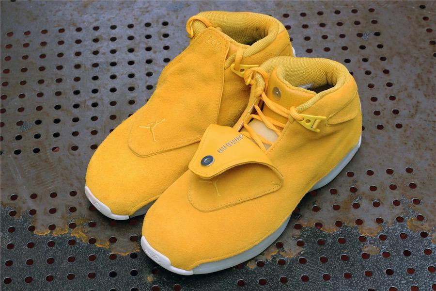 Air Jordan 18 Yellow Ochre Sneaker Lounge