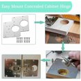 thumbnail image 5 of Repair plate for hinges 9x9 cm stainless steel 1-Pack-1, 5 of 5