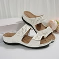 thumbnail image 6 of Guttear Women's Open Toe Buckle Ankle Strap Espadrille Platform Wedge Sandals, 6 of 9