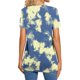 thumbnail image 5 of mfyjkho Tops Para Hacer Ejercicio Para Mujer, Top/Camiseta De Manga Corta Con Cuello En V, Botones Y Rayas Degradadas Para Mujer Tops Para Hacer Ejercicio Xxxl, 5 of 7