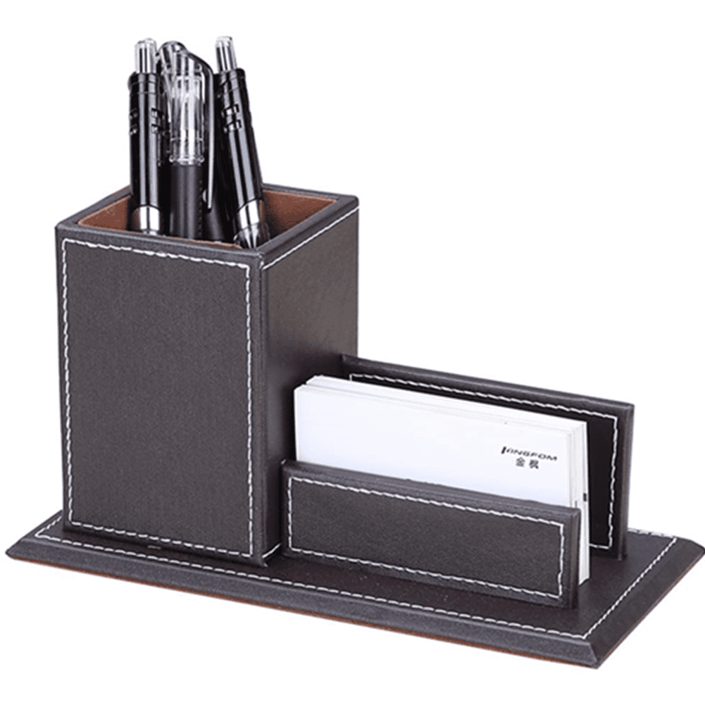 Hipiwe Metal Business Card Holder With Pen Slot – Sleek Desk Organizer For Office Or Home - View #11