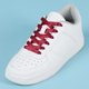 thumbnail image 2 of Cordones planos de cinta para zapatillas de deporte, cordones para mujer, decoraci?n DIY Vino rojo 140cm/55.1" Unique Bargains Cordones, 2 of 6
