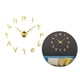 thumbnail image 1 of Reloj de pared Macarena Reloj de pared decorativo de cuarzo 3D silencioso dorado, 1 of 8