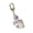 Door buckle, variant on Plush Resin Cat Keychain Lovely Mobile Phone Strap Lightweight Stylish Accessory For Bags Or Keys
