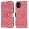 thumbnail image 2 of Dteck iPhone 11 Case, PU Premium Leather Embossed Wallet Card Cash Slots Ultra-Slim   Magnetic Flip Kickstand Shockproof Cover for iPhone 11 6.1 inch,Rosegold, 2 of 11