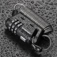 thumbnail image 5 of Mini Casco, Cadena de Bloqueo, Candado de Cable Antirrobo PortáTil para Motocicleta, ContraseñA Antirrobo, Candados para y Bicicleta, 5 of 5